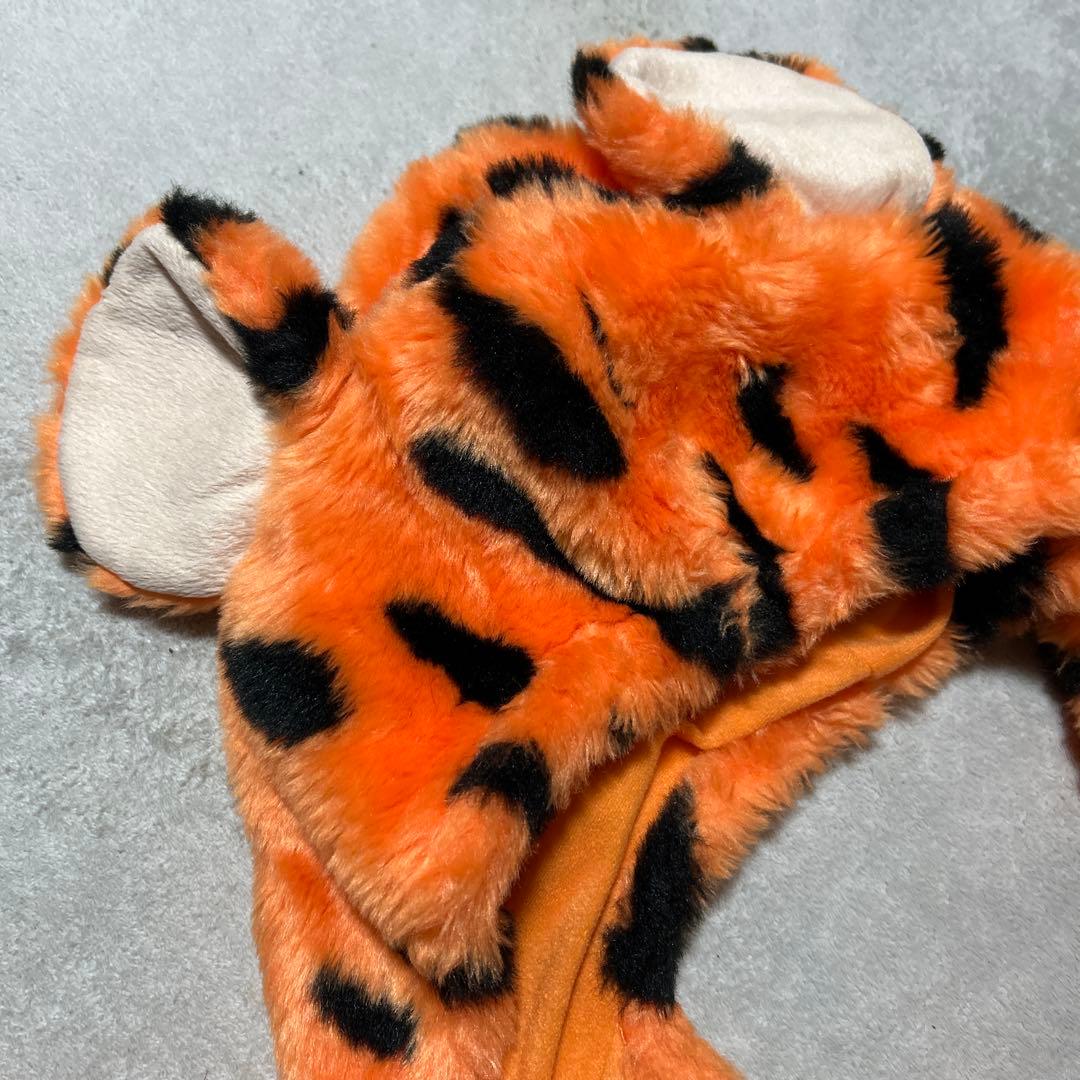 ディズニー　ティガー　マフラー帽子　ファンキャップ　防寒　コスプレ　Disney