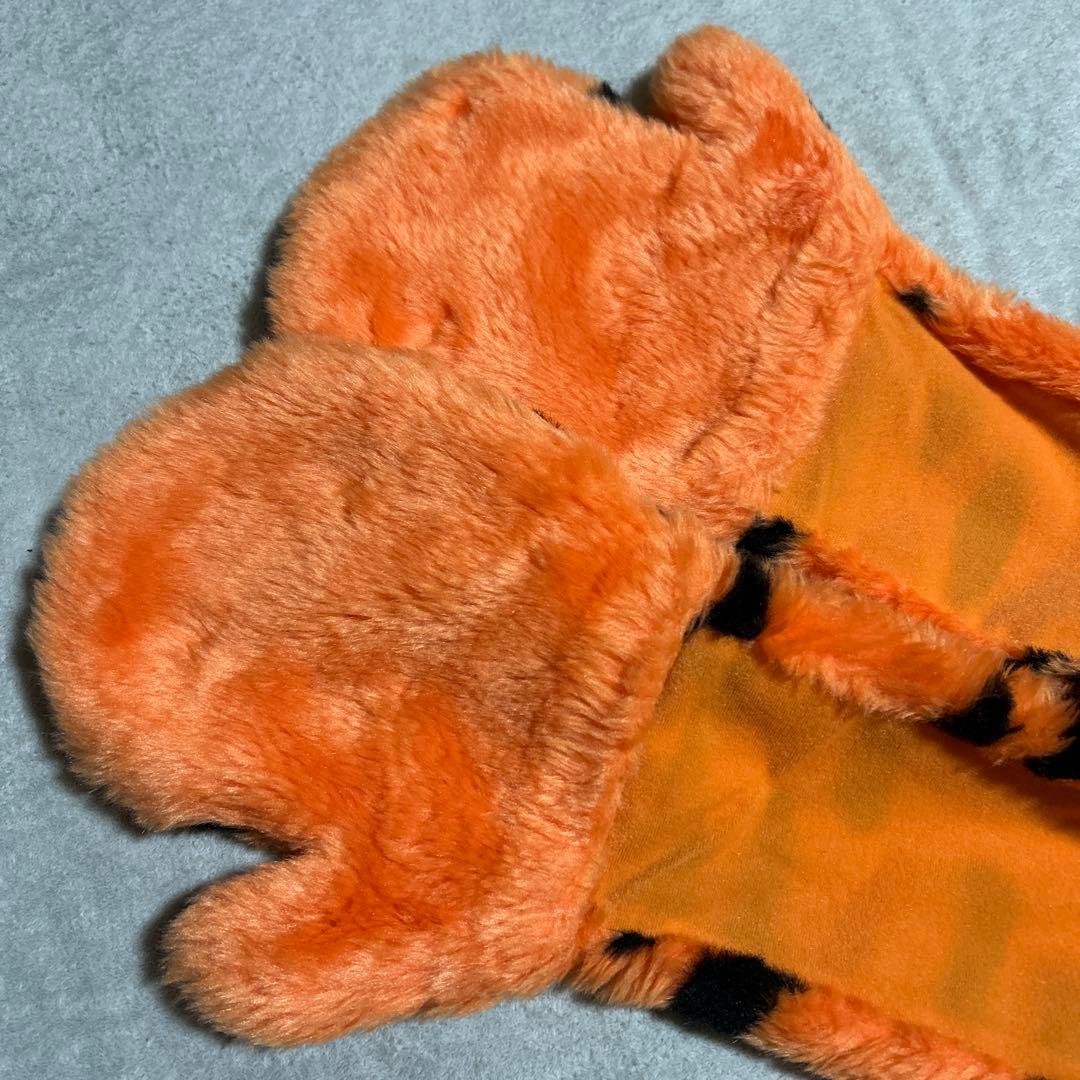 ディズニー　ティガー　マフラー帽子　ファンキャップ　防寒　コスプレ　Disney