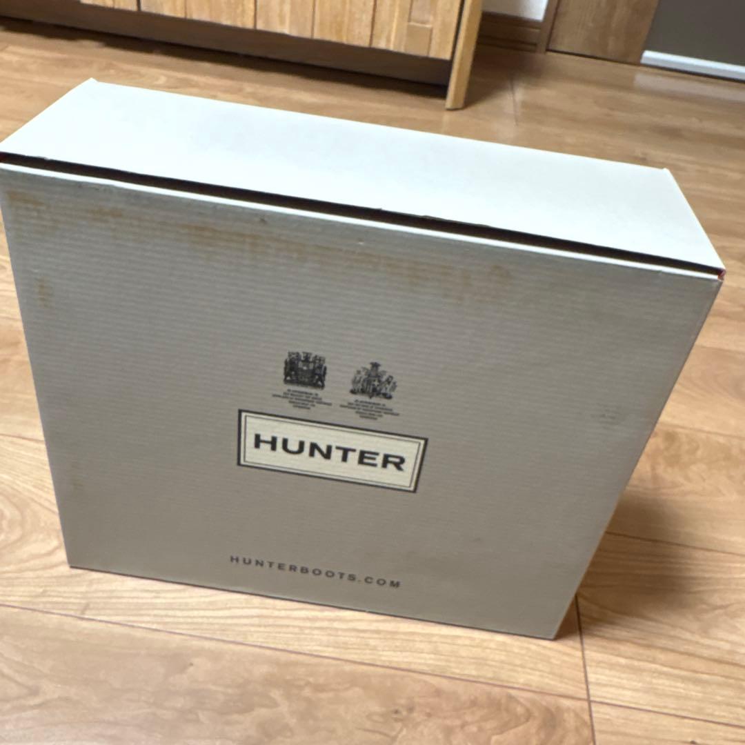 【HUNTER 】ブラック スノーブーツ　24cm