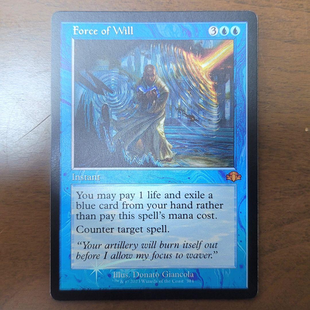 【英語版Foil】意志の力/Force of Will(3枚)