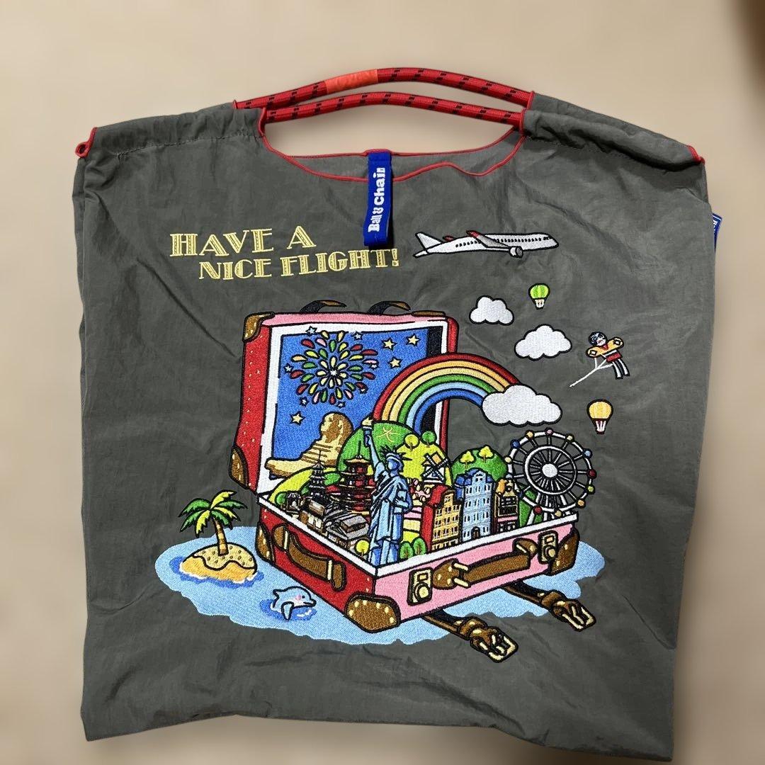 Ball & Chain エコバッグ JALコラボ　グレー　Mサイズ