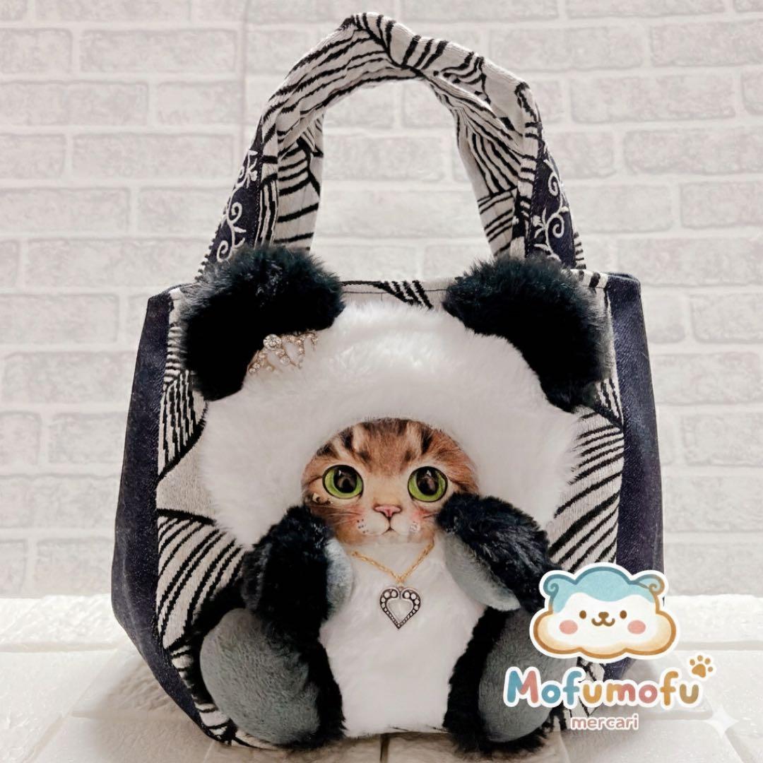 ハンドメイド コヤンイサムチョン トートバッグ サンダー パンダ 猫ちゃん