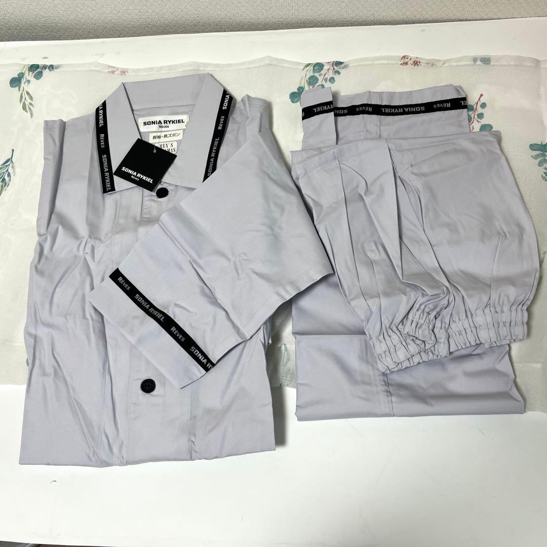 ♡新品♡ SONIA RYKIEL ペア　パジャマセット Ｌ水色 Mピンク日本製