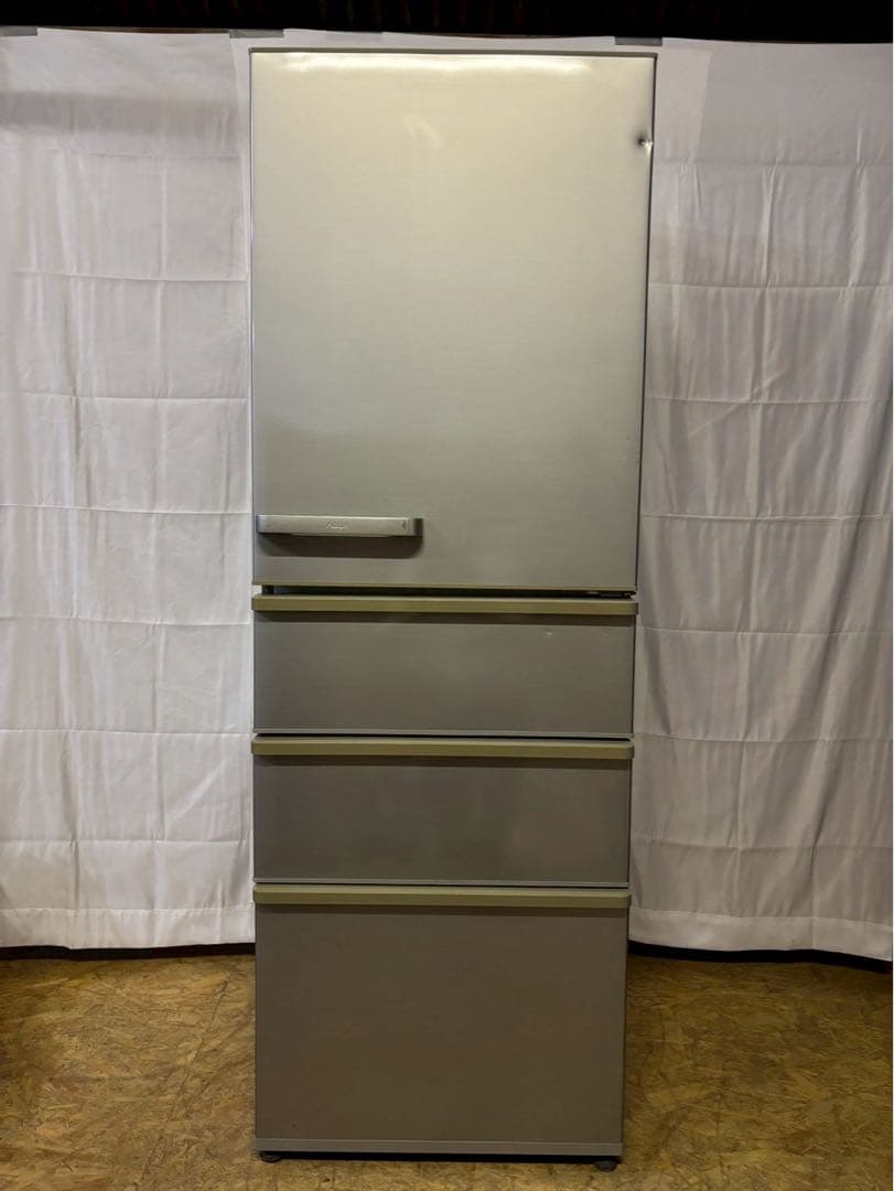 AQUA 4ドア冷蔵庫 AQR-36H(S) 2019年製 355L左開き