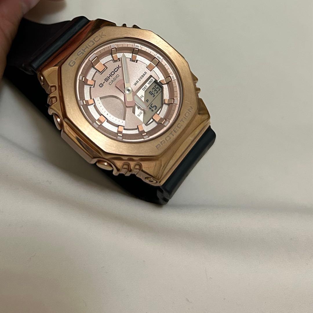 品 G-SHOCK レディース腕時計 ローズゴールド GM-S2100PG