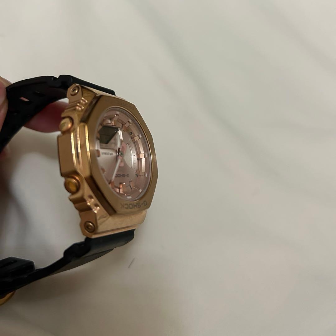 品 G-SHOCK レディース腕時計 ローズゴールド GM-S2100PG
