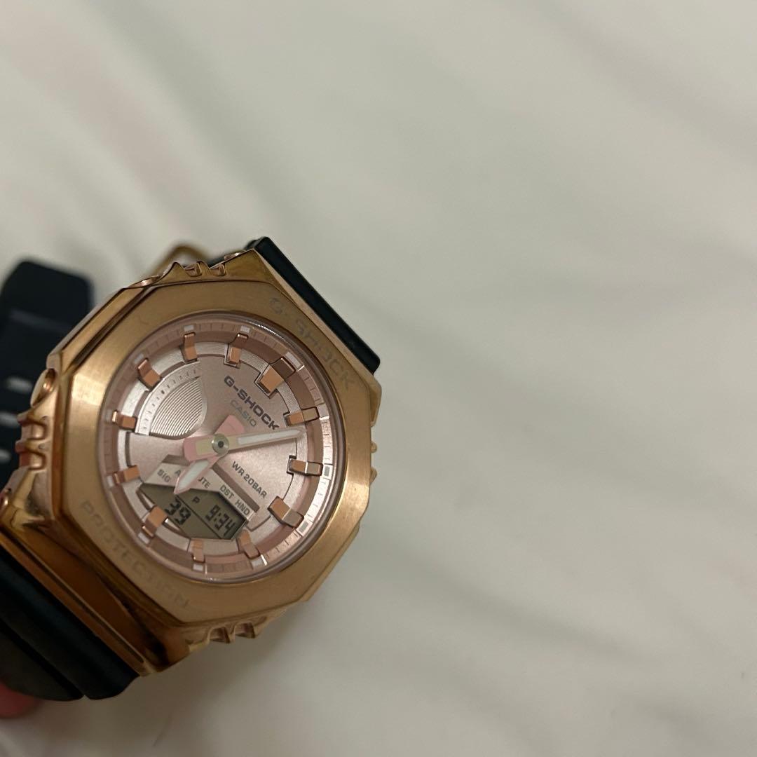 品 G-SHOCK レディース腕時計 ローズゴールド GM-S2100PG