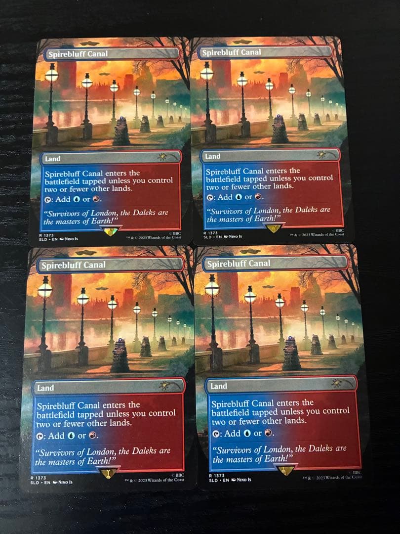 【4枚セット】尖塔断の運河/Spirebluff Canal【SLD】