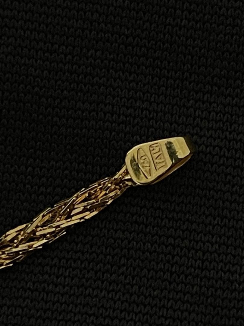 K18 ネックレス 総8g 50cm YG 喜平