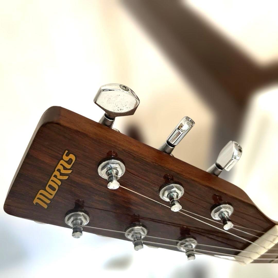 【極美品】Morris アコースティックギター ブラウン MD-256TS