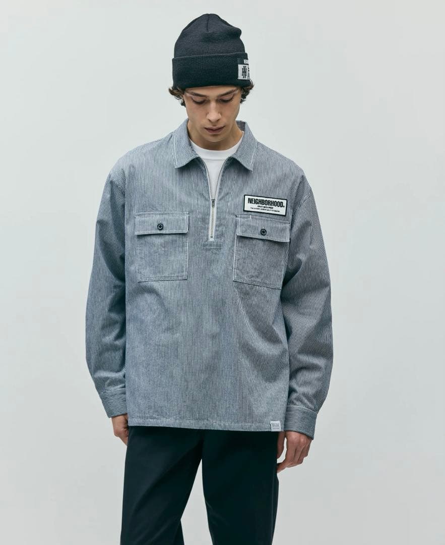 トップス NEIGHBORHOOD CLASSIC WORK PULLOVER SHIRT