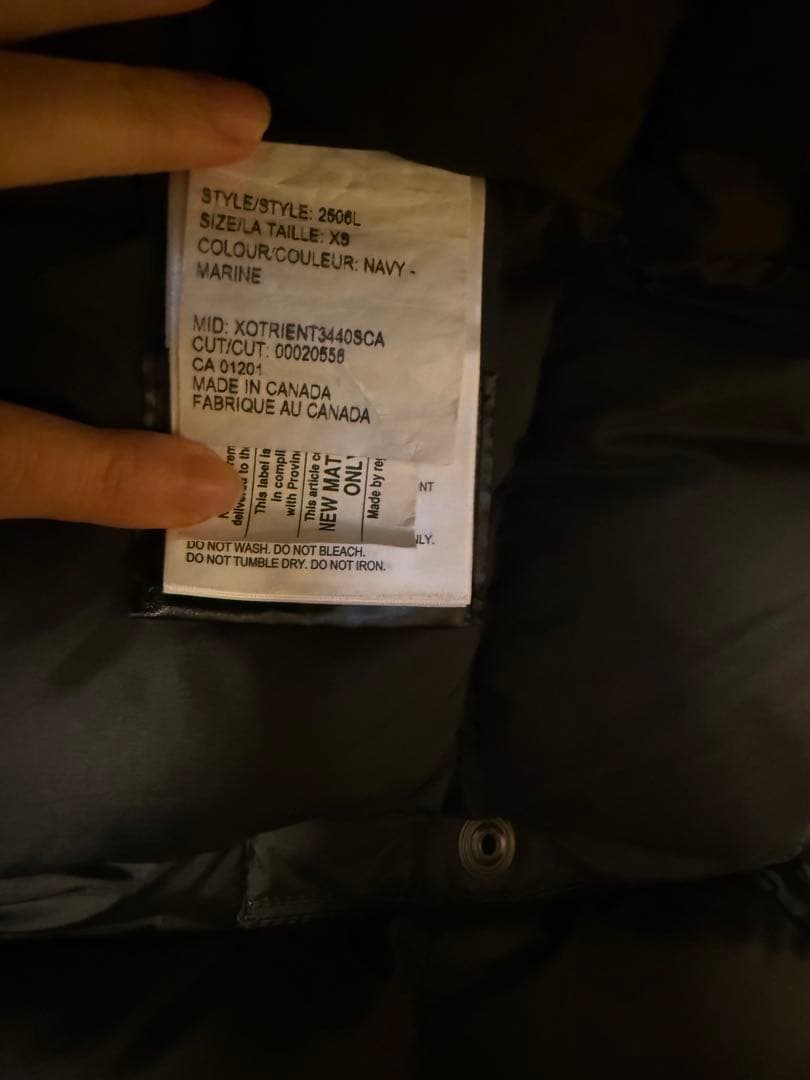 きらり　カナダグース　レディースダウンジャケット ファー付き