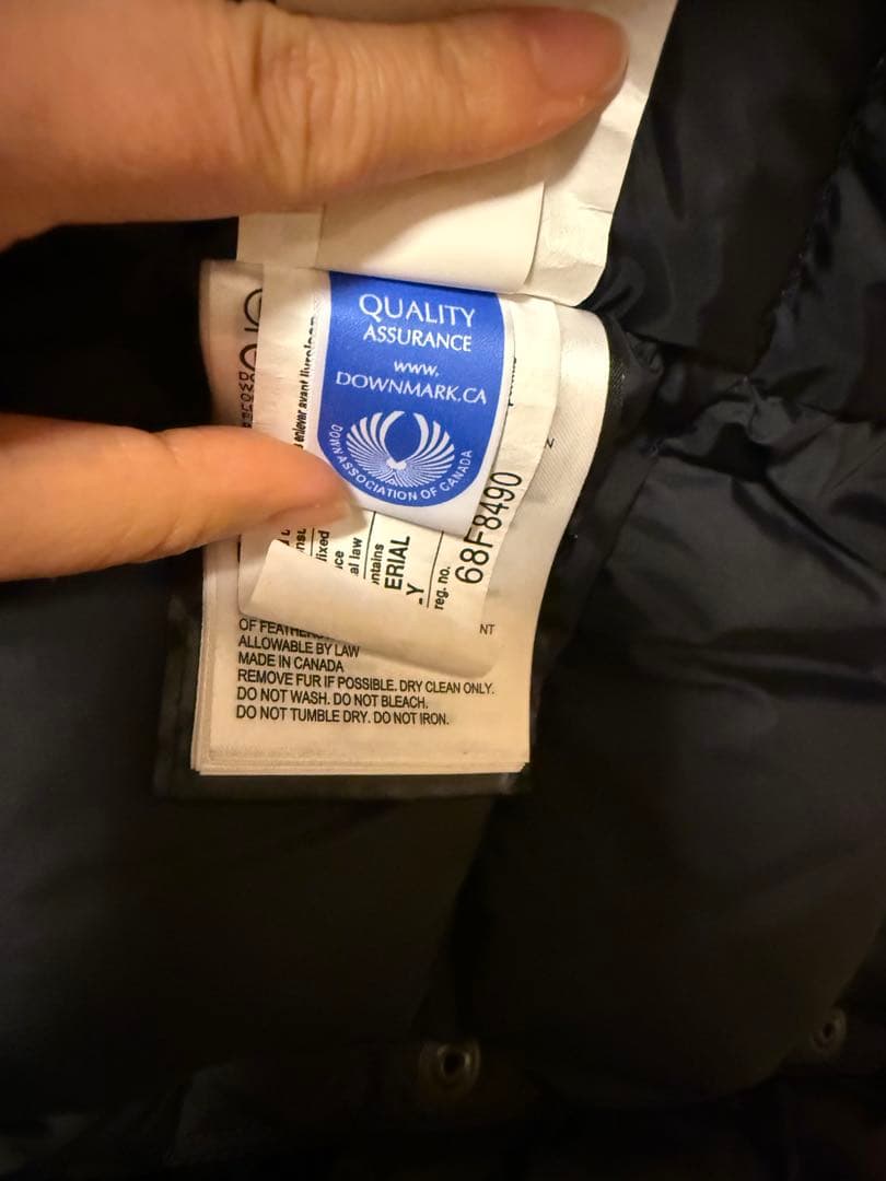 きらり　カナダグース　レディースダウンジャケット ファー付き