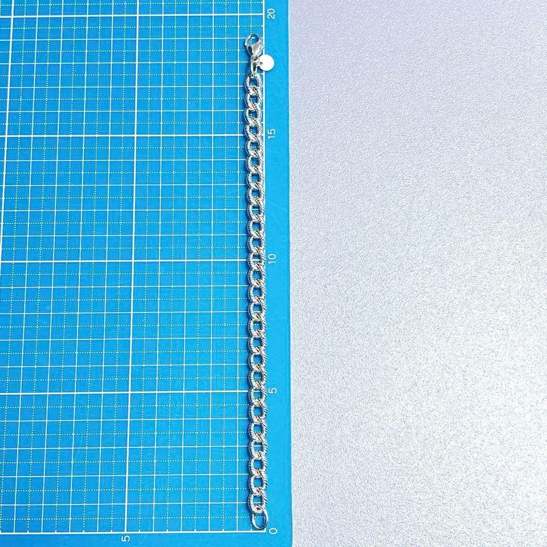 【極美品】19cm ティファニー ツイストロープ リンク ブレスレット 925