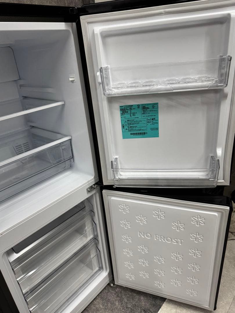 Haier 冷凍冷蔵庫 JR-NF148DK 2023年製 ブラック