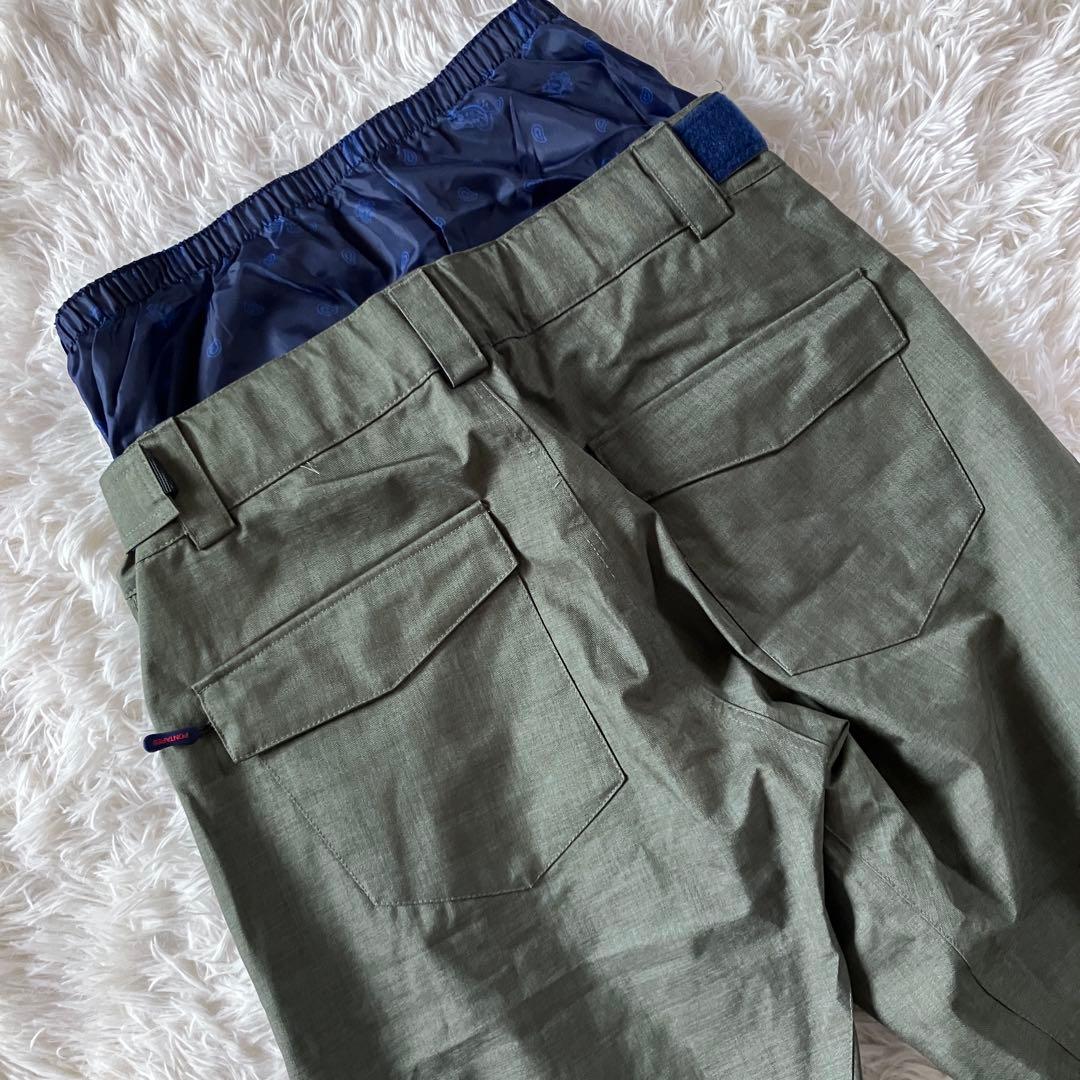 #E8✨美品PONTAPES✨スキー スノボ ウェア 上下 メンズL カモフラ