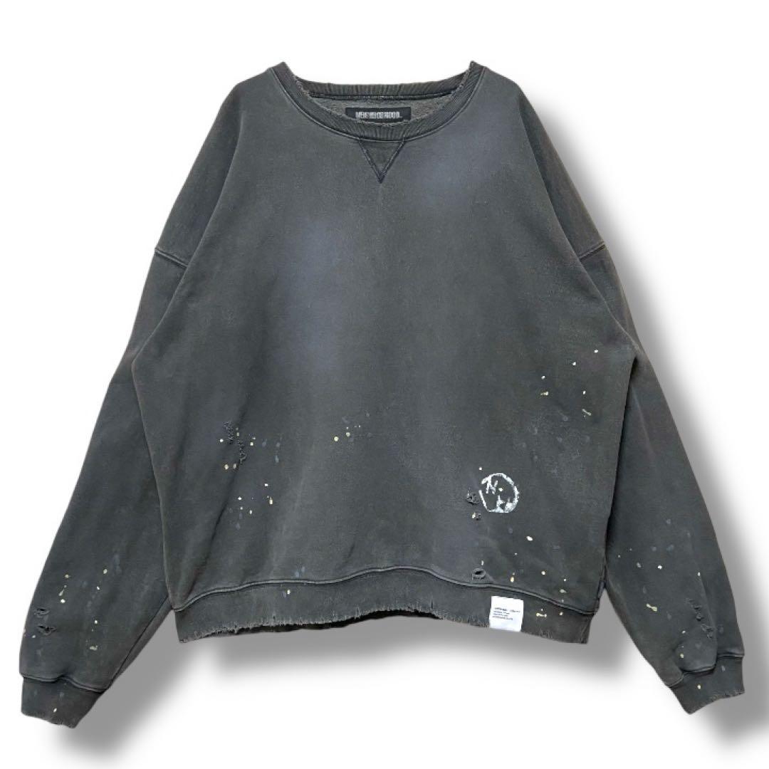【ヴィンテージ加工】ネイバーフッド サベージ スウェット 灰M 稲葉 長瀬 窪塚