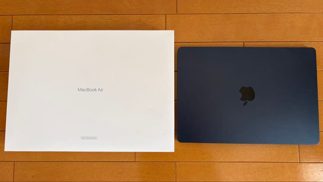 【美品】MacBook Air 15 M2 512GB ミッドナイト