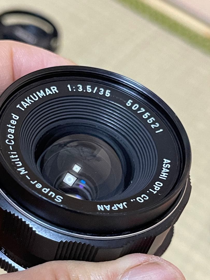 PENTAX TAKUMAR 55mm f1.8、35mmf3.5m42-nex