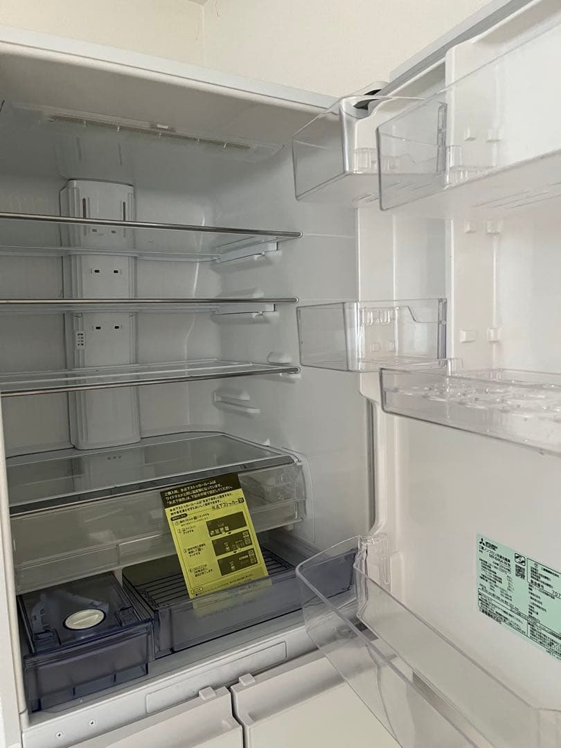 三菱 冷蔵庫 455L 2016年製 MR-B46A-W 右開き