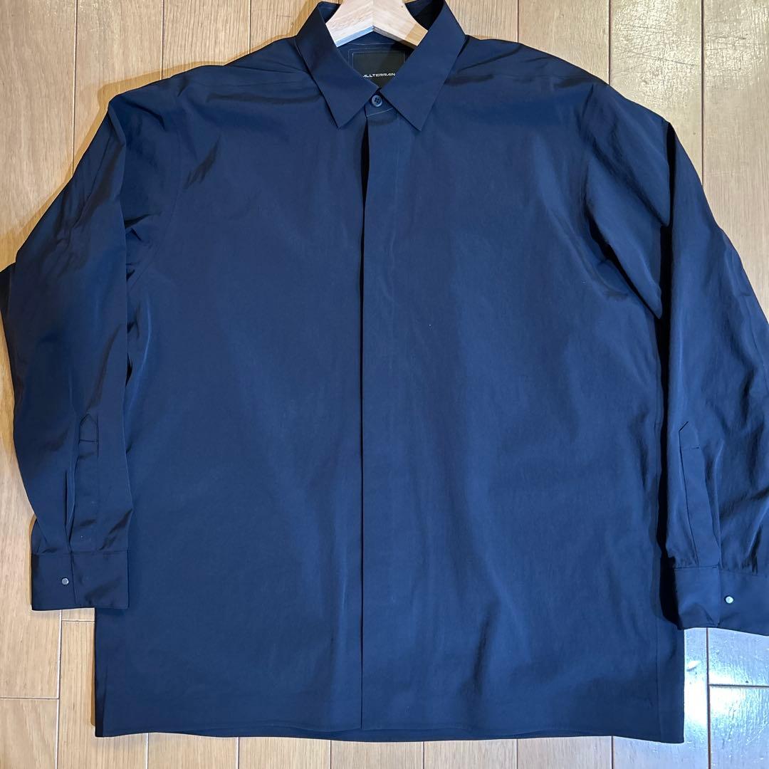 デサントオルテライン ロングスリーブシャツ 比翼仕立て Mサイズ