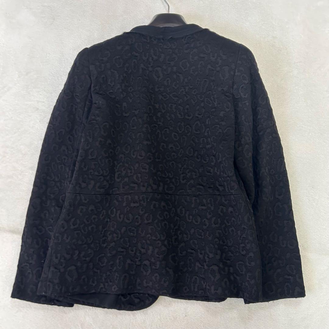 美品✨高級✨マックスマーラ　マレーラ　アニマル　ダブルジップノーカラージャケット