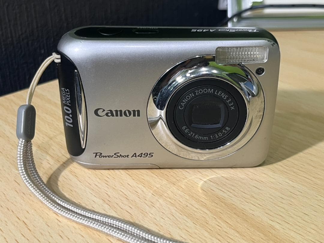 Canon パワーショット A495 デジカメ 簡易動作確認済 中古品