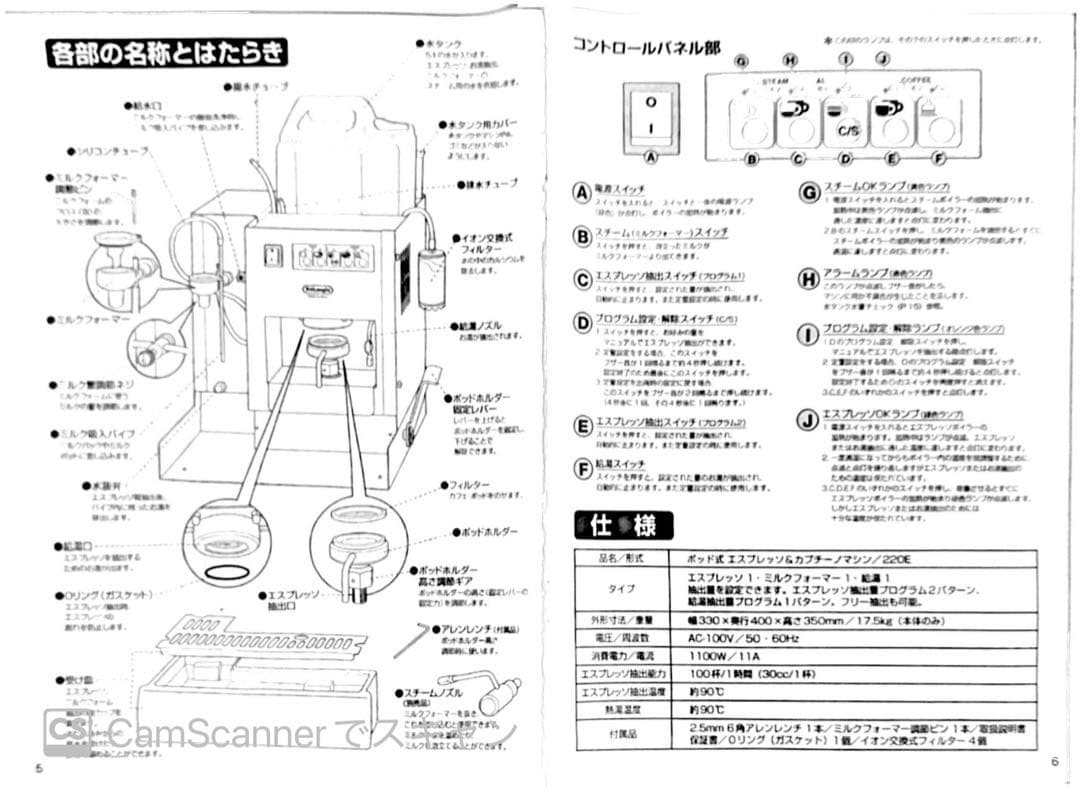 DeLonghi デロンギ BLITZ 220 エスプレッソ マシン 業務用