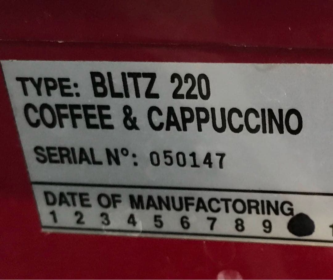 DeLonghi デロンギ BLITZ 220 エスプレッソ マシン 業務用