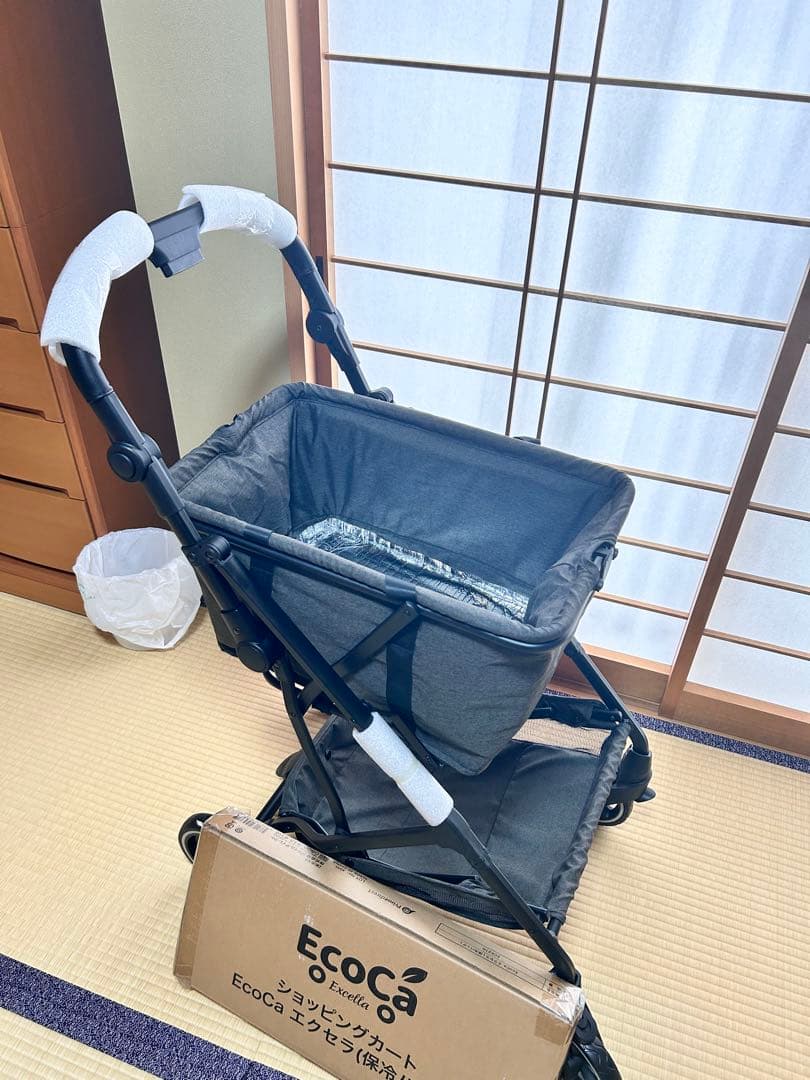 EcoCa エコカエクセラ 【保冷バッグ2個セット】 ショッピングカート 台車