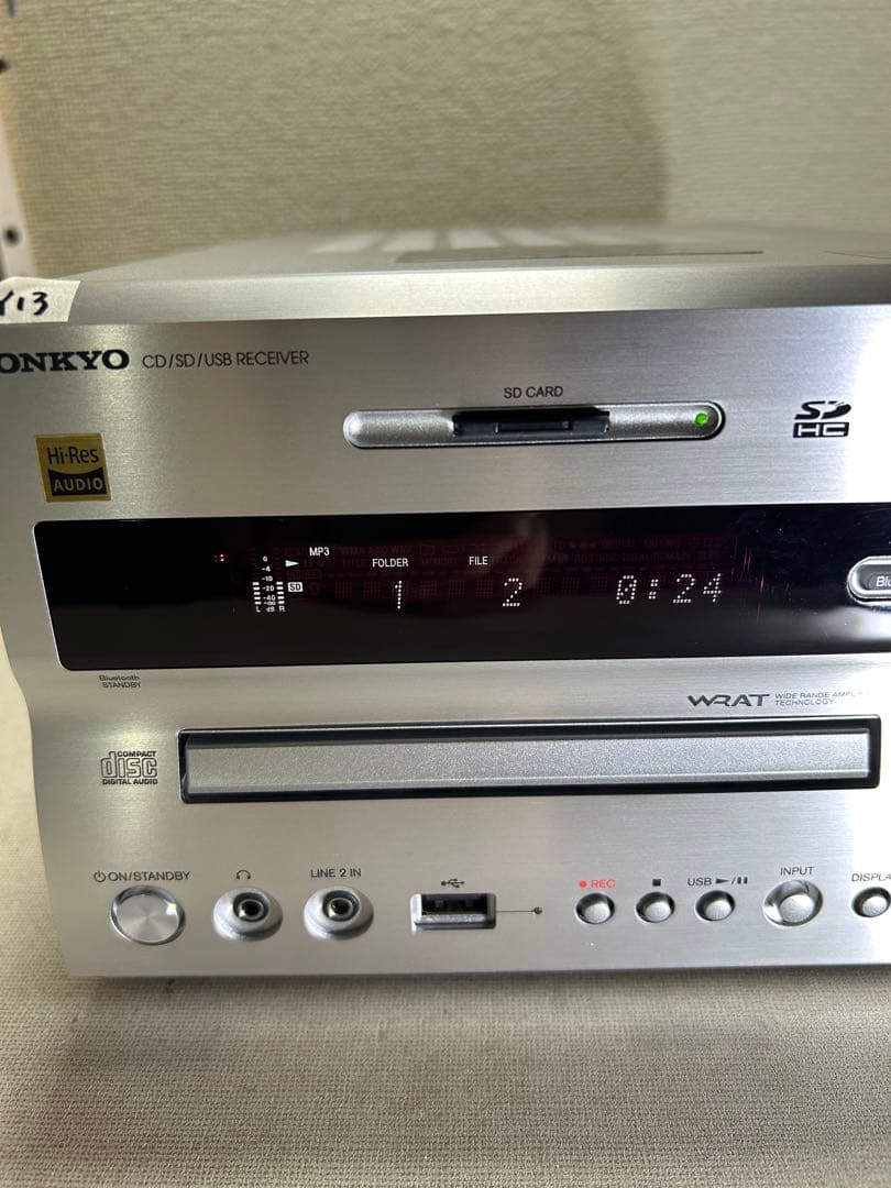 H14整備ONKYO NFR-7TX ハイレゾCD/SD/USBレシーバー
