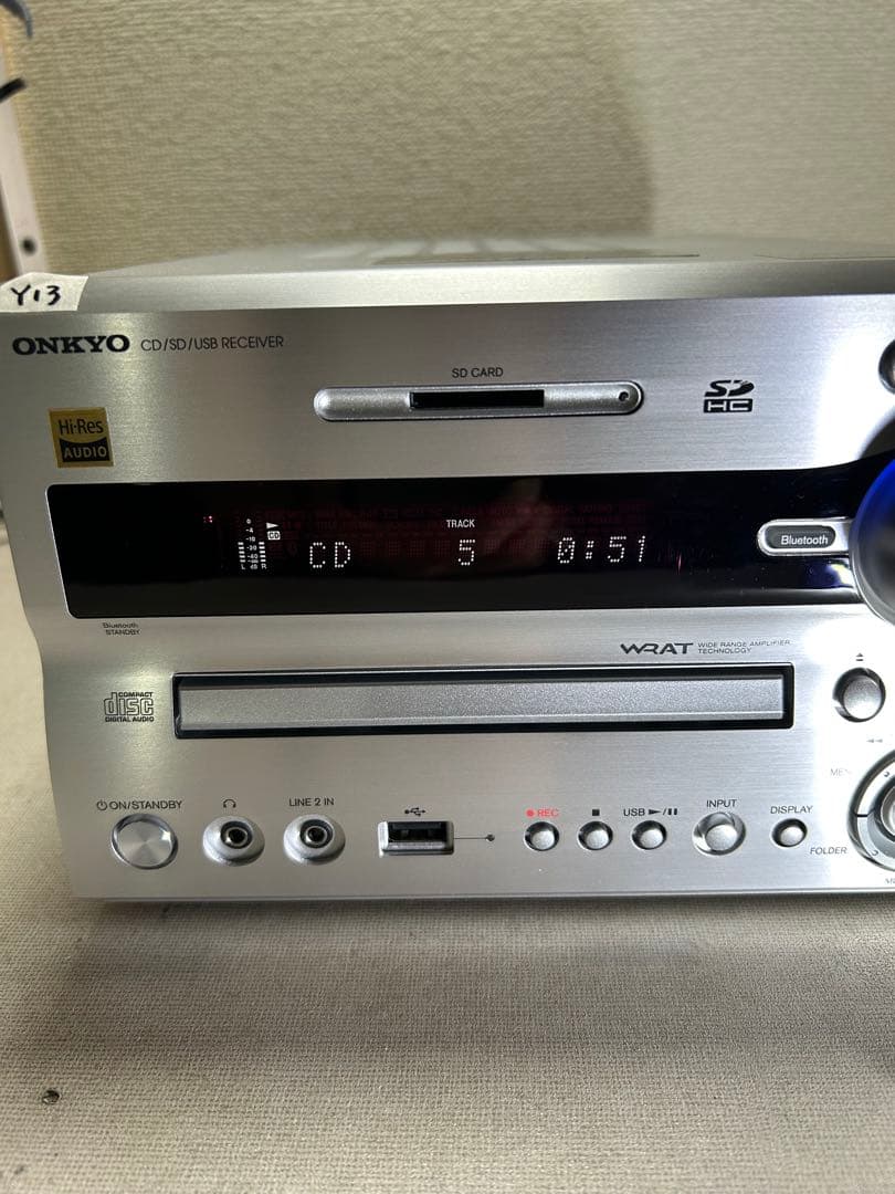 H14整備ONKYO NFR-7TX ハイレゾCD/SD/USBレシーバー