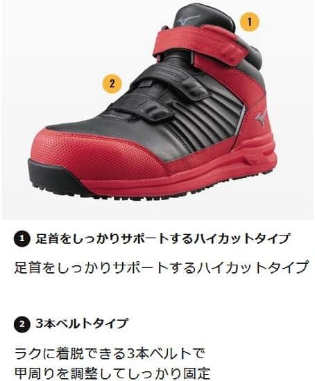 【新品】ミズノ ワークシューズ オールマイティ SSⅡ21H 27cm