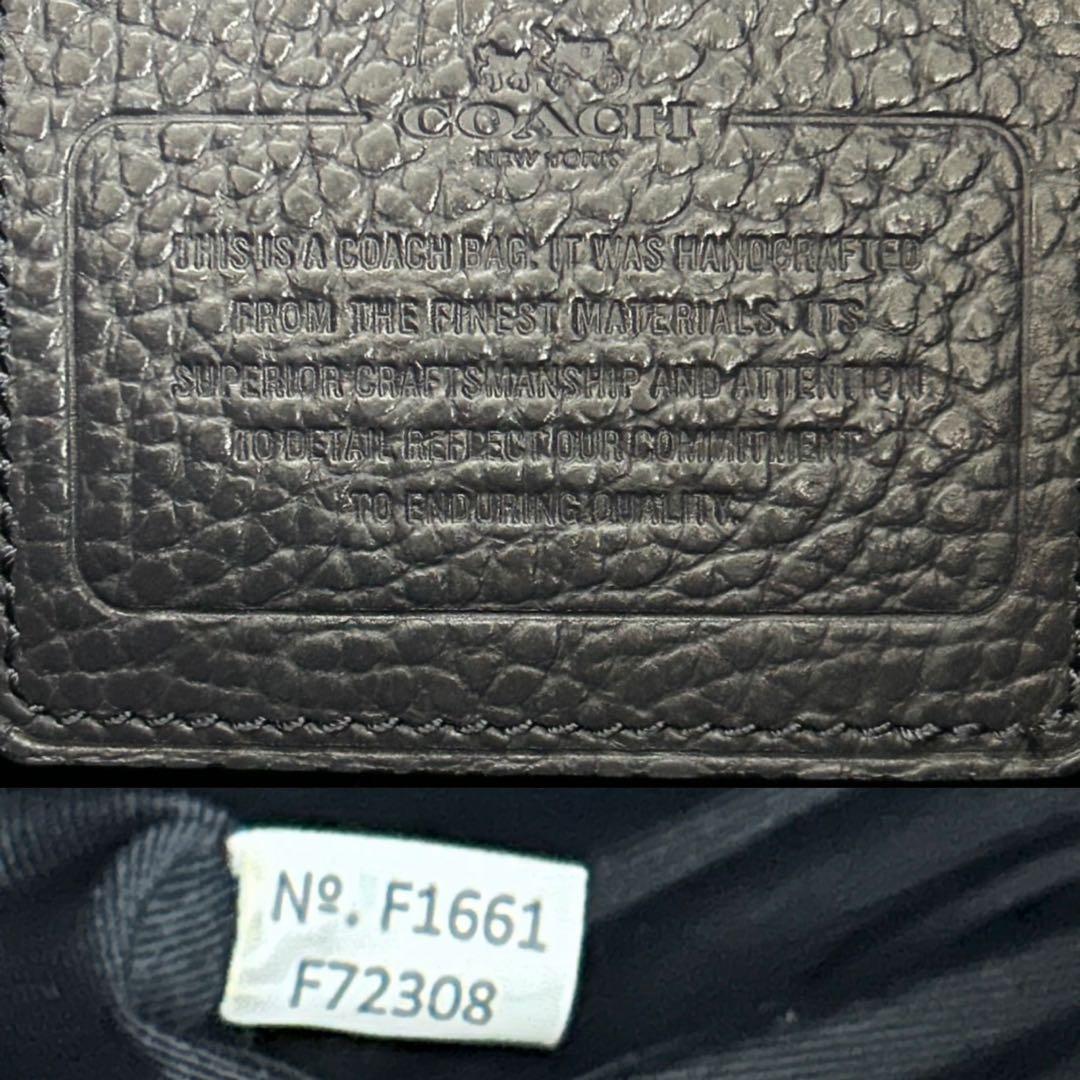 【良品】✅定価9.6万　メンテ済み　コーチ　ビジネスバッグ　COACH レザー