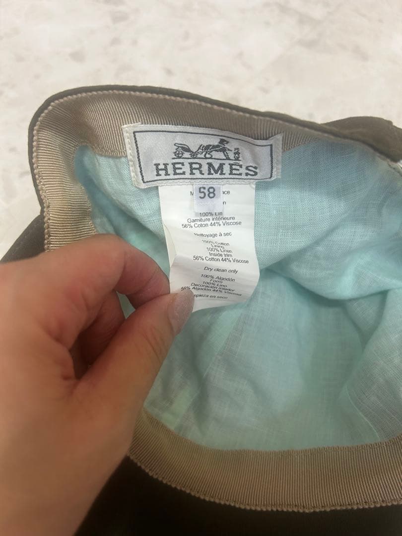 HERMES キャップ 58cm