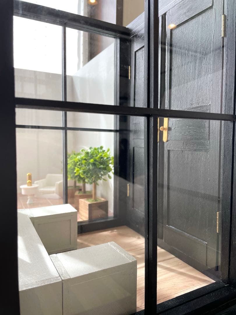 ドールハウス撮影背景ボード プールハウス＆パティオ☆ケーキカフェ追加しました♪