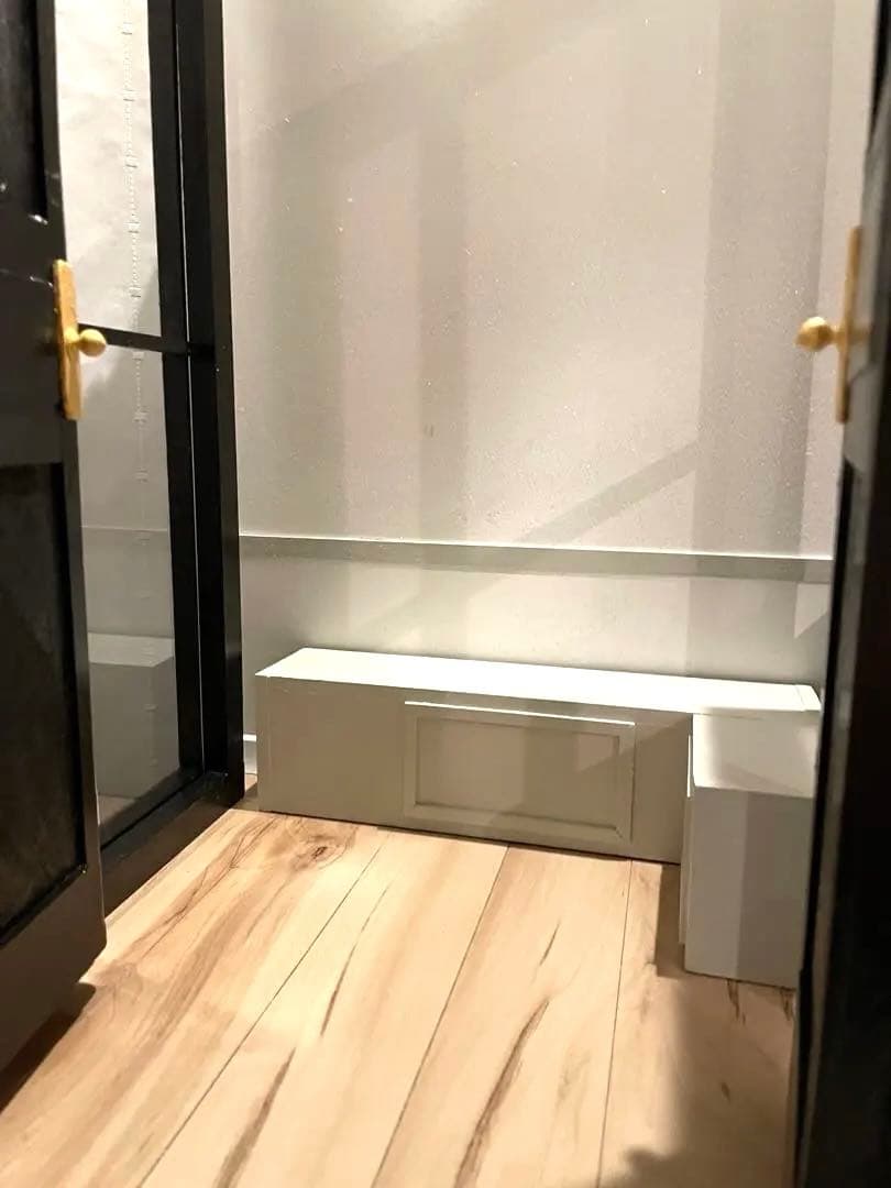 ドールハウス撮影背景ボード プールハウス＆パティオ☆ケーキカフェ追加しました♪