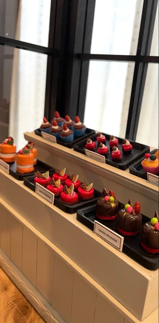 ドールハウス撮影背景ボード プールハウス＆パティオ☆ケーキカフェ追加しました♪