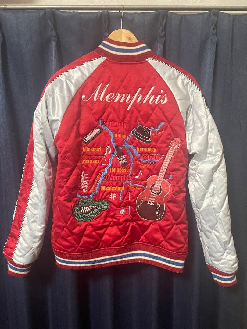 別珍スカジャン リバーシブル free size