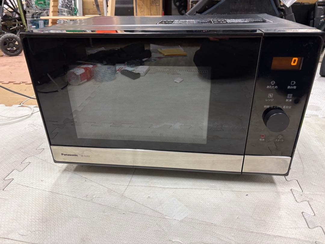 Panasonic 電子レンジ NE-FL222-Kブラック 2024年製