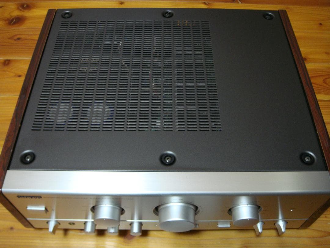 整備済 程度良 ONKYOオンキョIntegra A-917R 取説付木目パネル