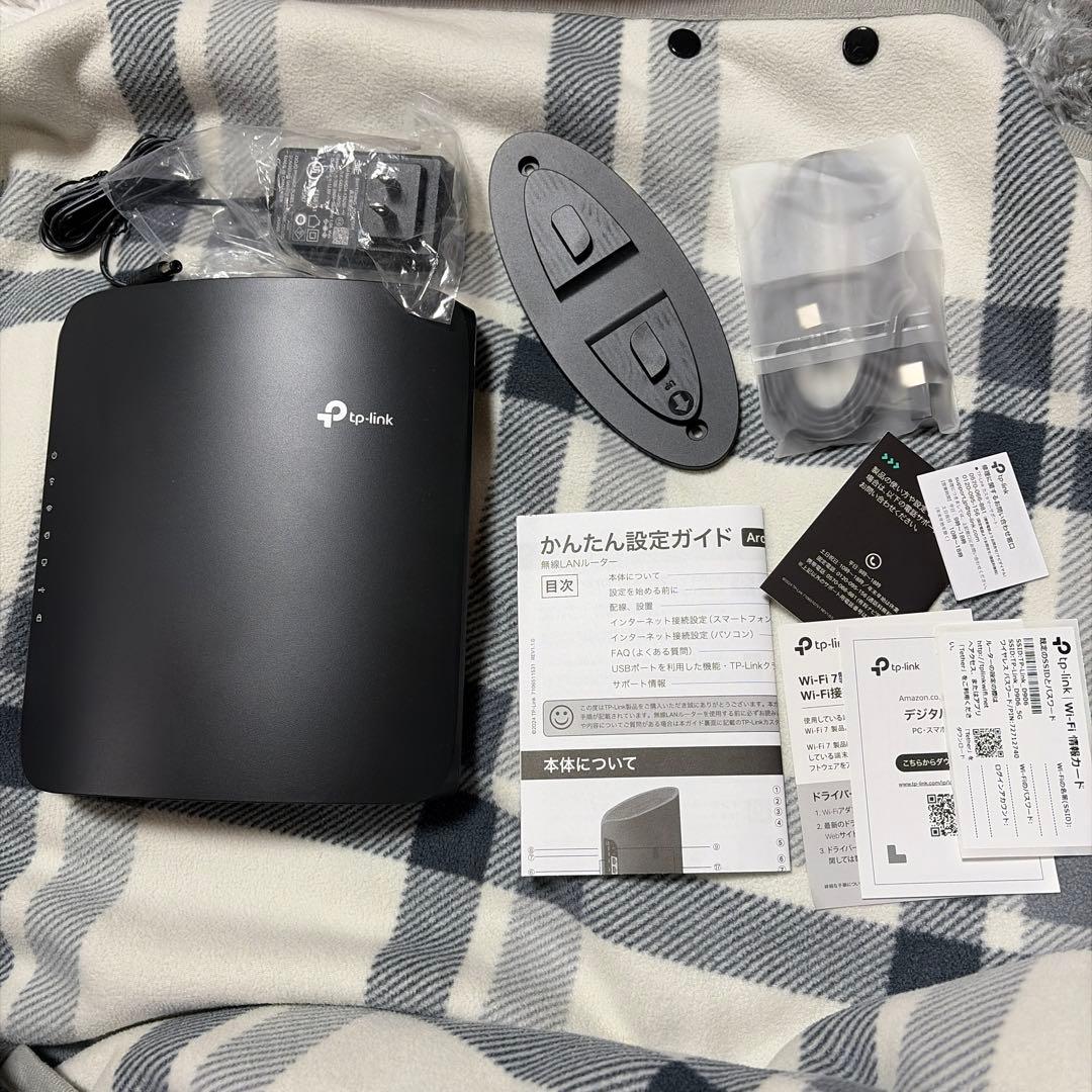 TP-Link ルーター WiFi7 無線ルーター 高速 BE7200 10G