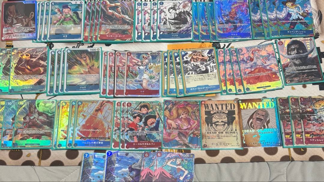 赤青エース デッキ パーツ 高レート フルパラ ワンピース カード調整パーツ付き