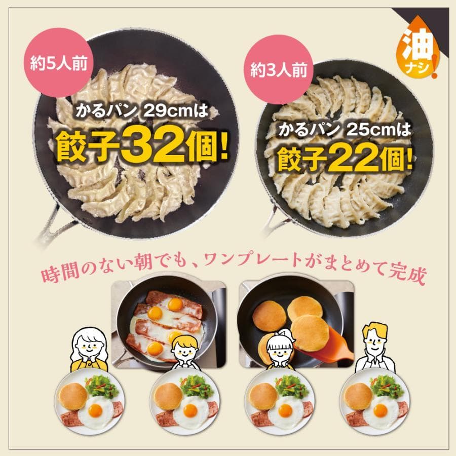 アサヒ軽金属 かるパン 29 cm フライパン ガラス蓋付き