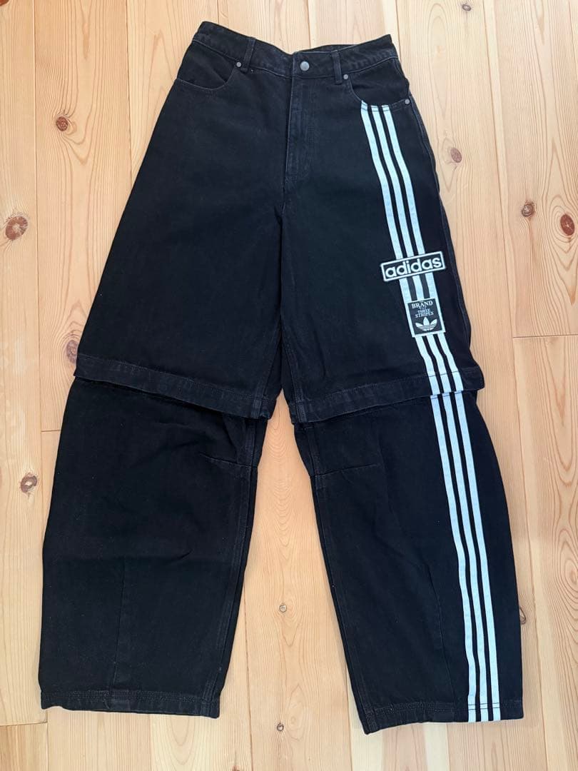 adidas アディブレイク 2-in-1 デニムパンツ