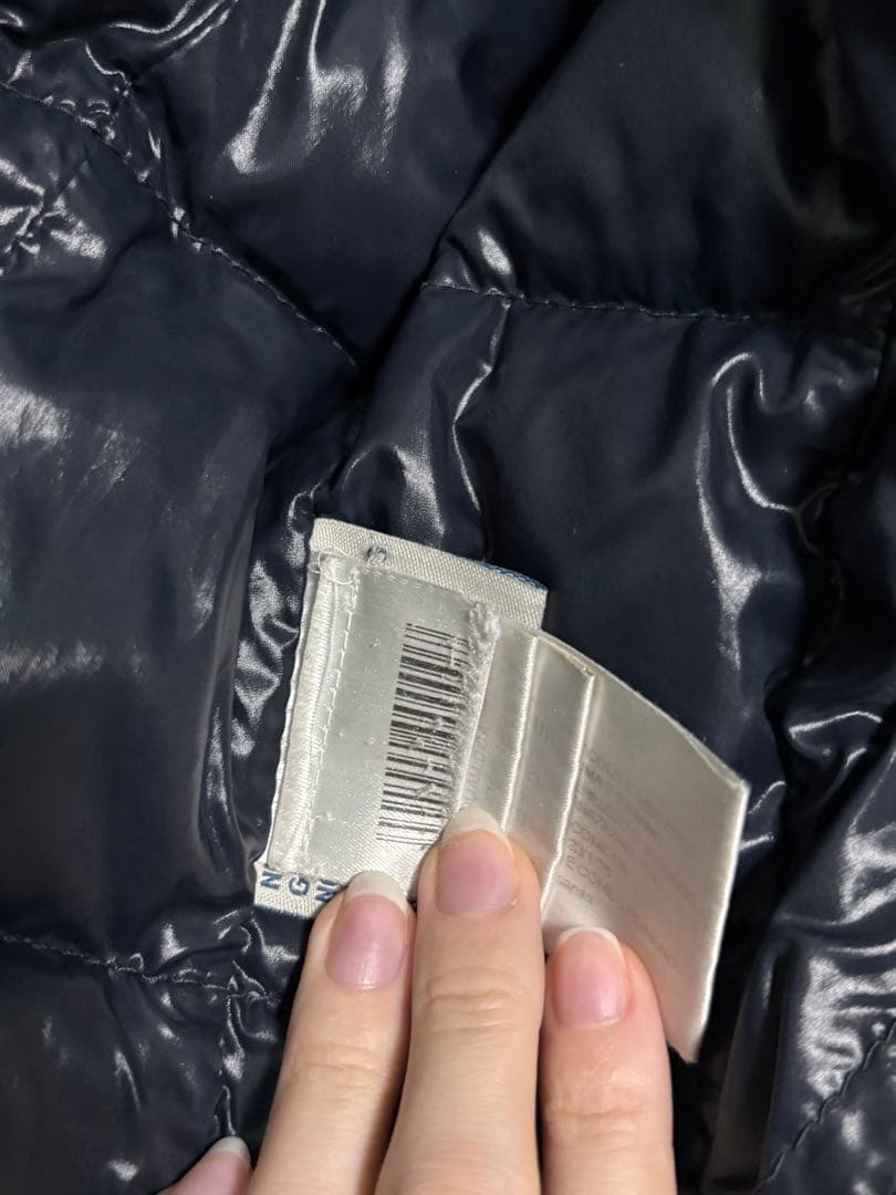 モンクレール クレア ダウンジャケット ロゴワッペン CLAIR サイズ0