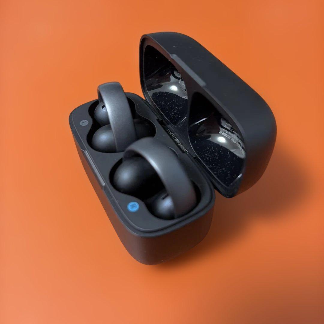 soundcore AeroClip ワイヤレスイヤホン ブラック