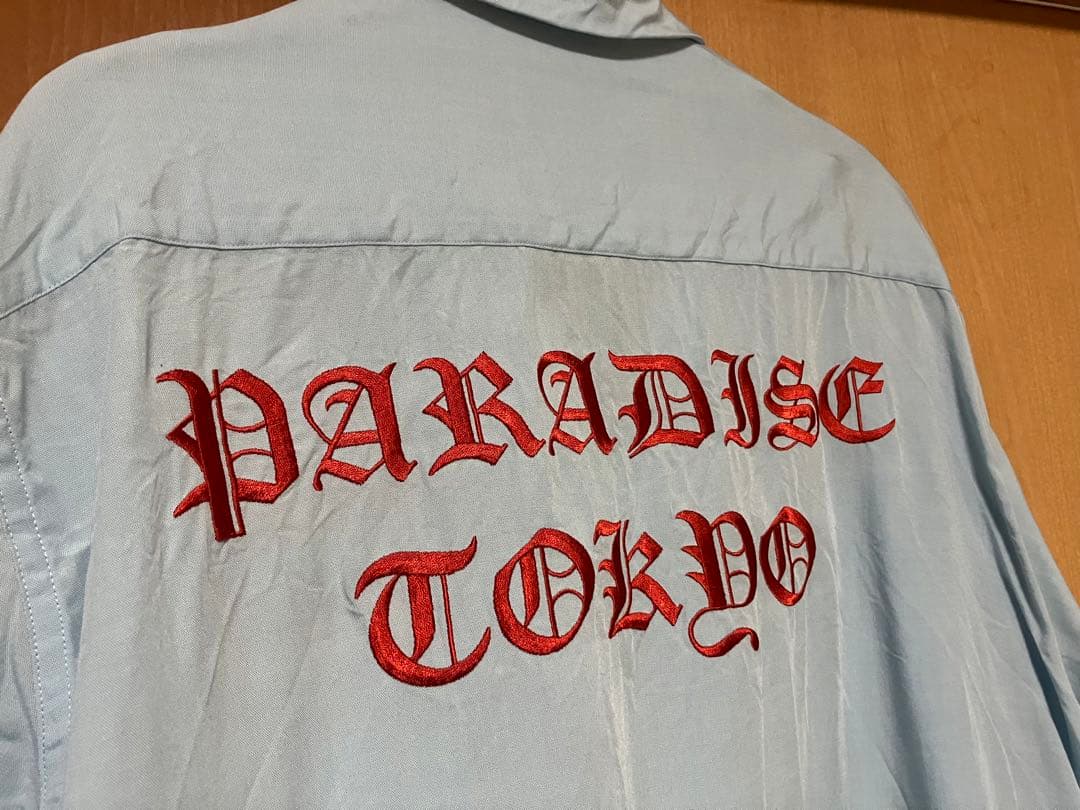 ワコマリア　長袖シャツ　水色L