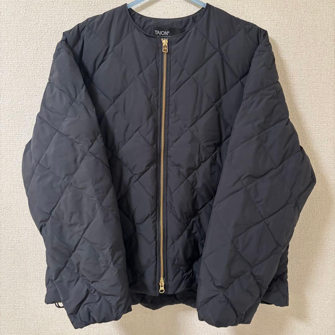 UNFILO 〔TAION×UNFILO〕キルティングダウンショート丈ブルゾン