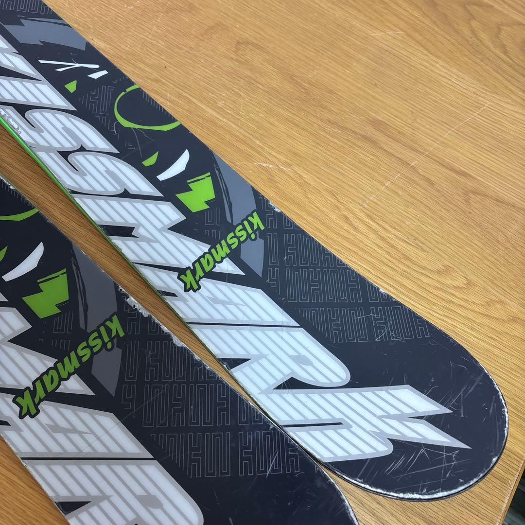 kissmark 150cm フリースタイルスキー板　ツインチップ